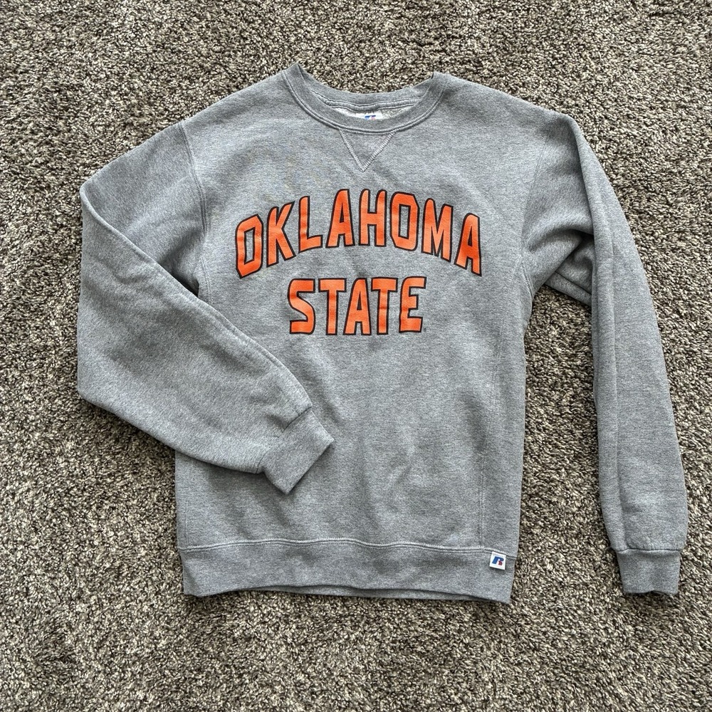 Rare Vintage RUSSELL ATHLETIC Oklahoma State Cowboys Crewneck Sweatshirt 90s S